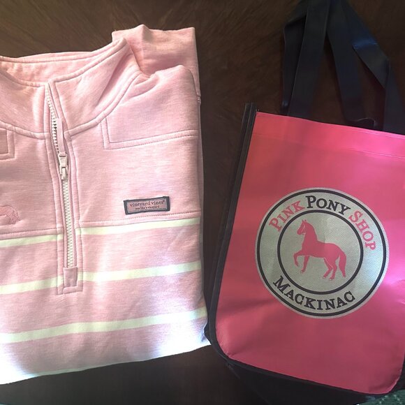 Vineyard Vines Dreamcloth® Relaxed Shep Shirt - Pink Pony Edition (Mackinac Isl) - Picture 12 of 14